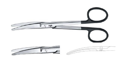 ХІРУРГ. НОЖИЦІ ДЛЯ ЛІВОЇ РУКИ 145MM